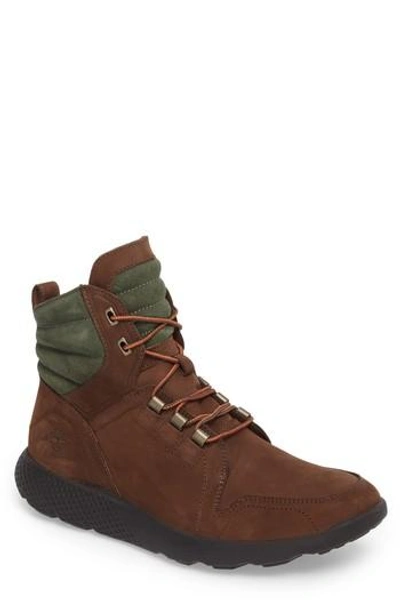 Shop Timberland Flyroam Boot In Chocolate Old River Nubuck