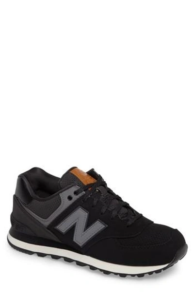 Shop New Balance 574 Outdoor Sneaker In Black