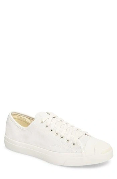 Shop Converse Jack Purcell Sneaker In Egret Suede