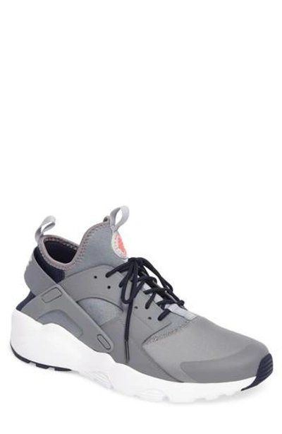 Shop Nike 'air Huarache Run Ultra' Sneaker In Wolf Grey/obsidian/solar Red