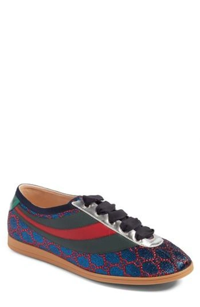 Shop Gucci Falacer Sneaker In Blue