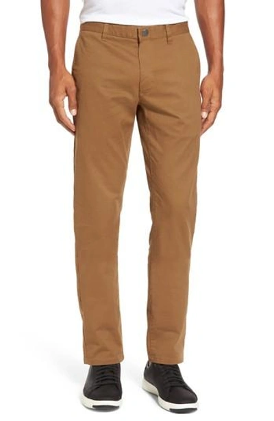 Shop Bonobos Tailored Fit Washed Stretch Cotton Chinos In Chestnuts