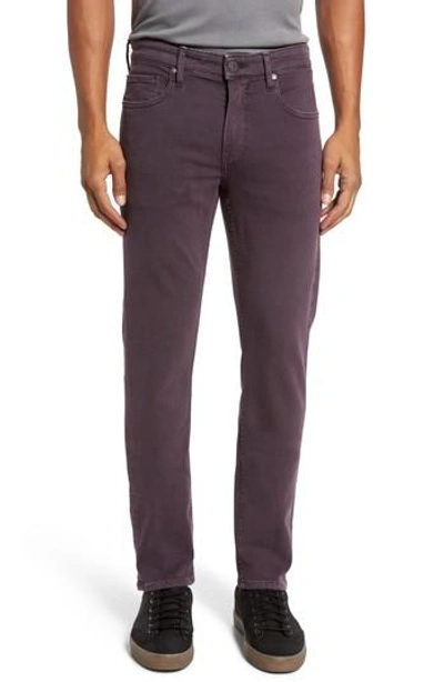Paige Transcend - Federal Slim Straight Fit Jeans In Vintage Port