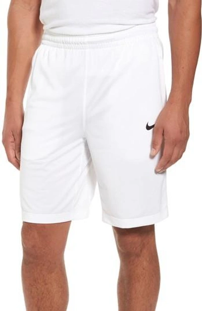 Shop Nike Basketball Shorts In White/ Black