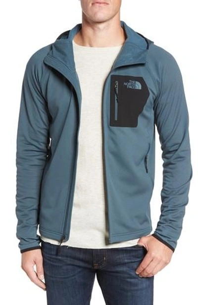 Shop The North Face Borod Zip Fleece Jacket In Conquer Blue