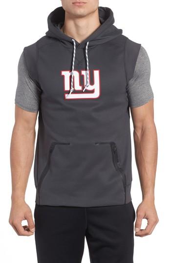 giants sleeveless hoodie