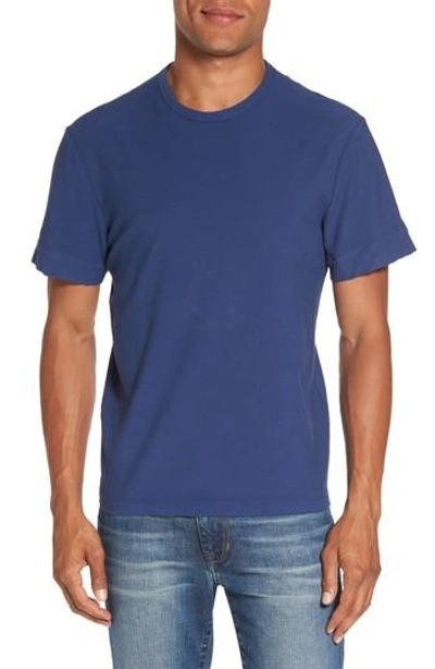Shop James Perse Classic Crewneck T-shirt In Air Force Blue