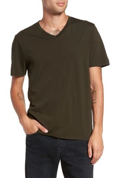 Shop Vince Regular Fit V-neck T-shirt In Midnight Mountain