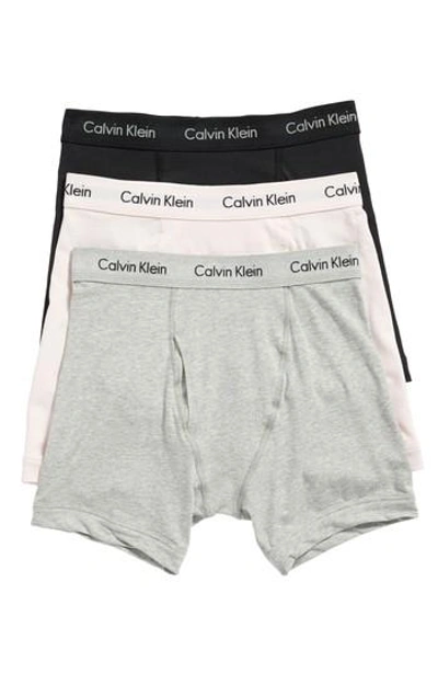 Calvin Klein Men's Cotton Stretch Boxer Briefs 3-pack Nu2666 In