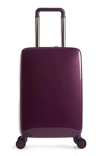 Shop Raden The A22 22-inch Charging Wheeled Carry-on - Purple In Shadow Purple Gloss