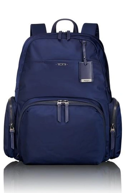 Shop Tumi Calais Nylon 15 Inch Computer Commuter Backpack - Blue In Marine