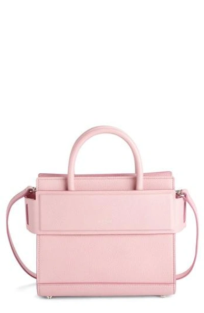 Shop Givenchy Mini Horizon Grained Calfskin Leather Tote - Pink In Bright Pink