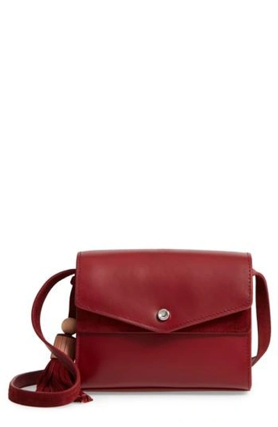 Shop Elizabeth And James Eloise Field Crossbody Bag - Red In Cranberry