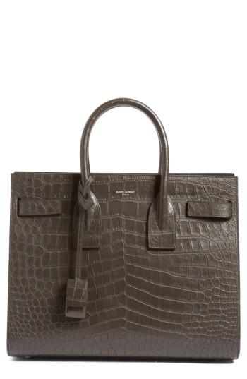 sac de jour croc embossed