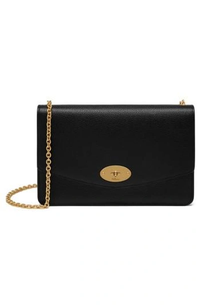 Shop Mulberry Medium Darley Leather Clutch - Black