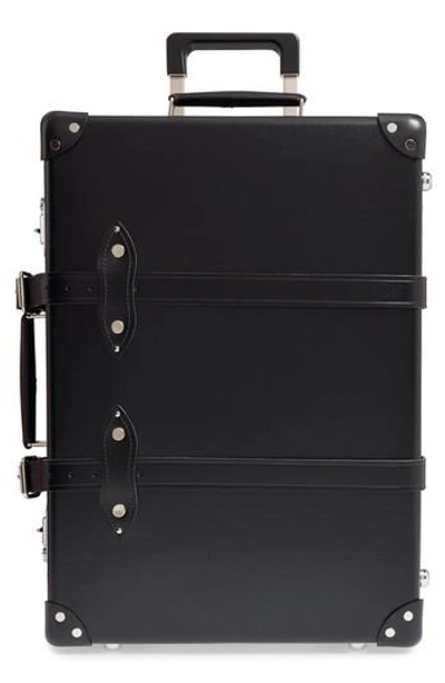 Shop Globe-trotter Centenary 21" Trolley Case - Black In Black/black