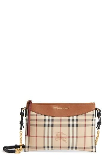 Burberry Haymarket Check Peyton Crossbody Bag (SHF-Do85Bg) – LuxeDH