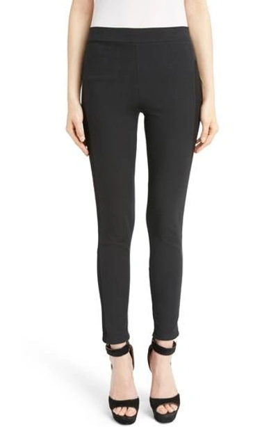 Shop Givenchy Skinny Ankle Pants In Black