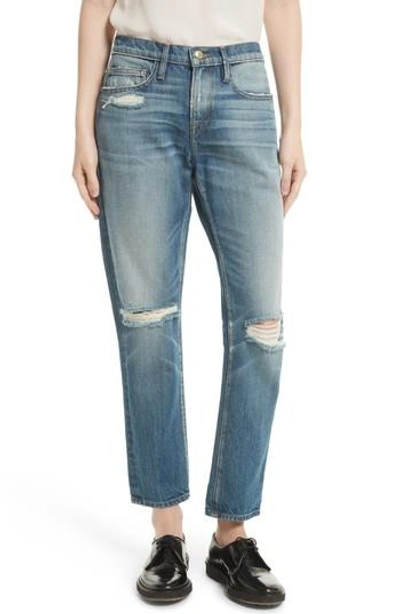 Shop Frame Le Boy High Waist Jeans In Kirkwall