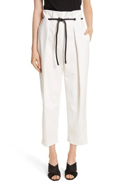Shop 3.1 Phillip Lim Origami Crop Flare Pants In White