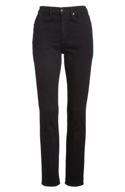 Shop Rag & Bone High Waist Cigarette Leg Jeans In Coal