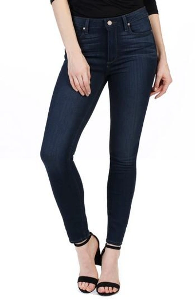 Shop Paige Transcend - Hoxton High Waist Ankle Skinny Jeans In Elsie