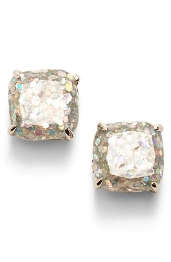 kate spade opal glitter earrings