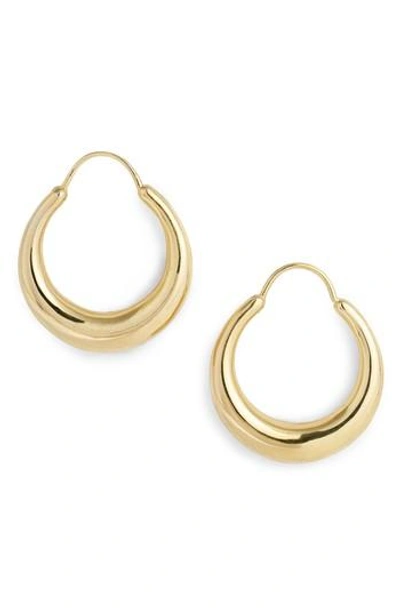 Shop All Blues Large Snake Polished Vermeil Earrings In Pv Polished Vermeil