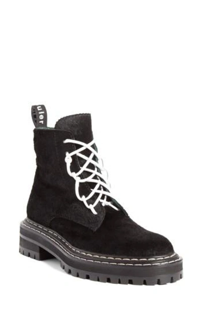 Shop Proenza Schouler Combat Boot In Black