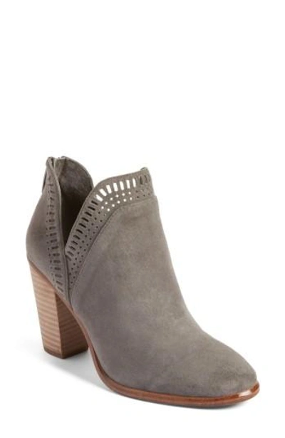 Shop Vince Camuto Fileana Split Shaft Bootie In Greystone Suede