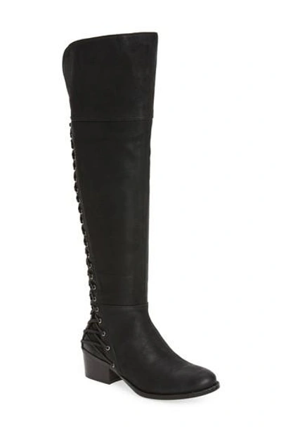 Shop Vince Camuto Bolina Over The Knee Boot In Black Wide Calf
