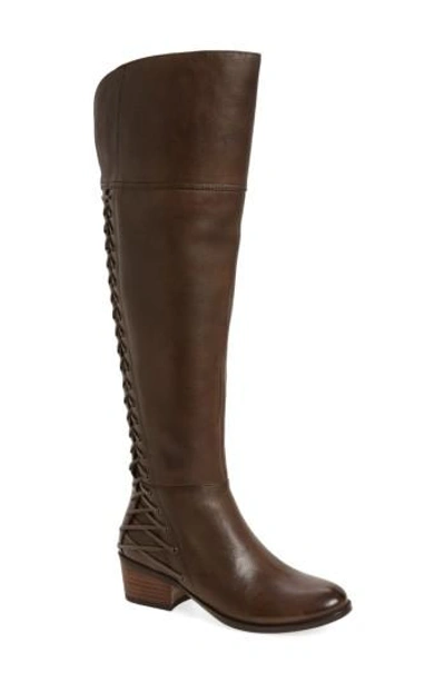Shop Vince Camuto Bolina Over The Knee Boot In Wood Smoke