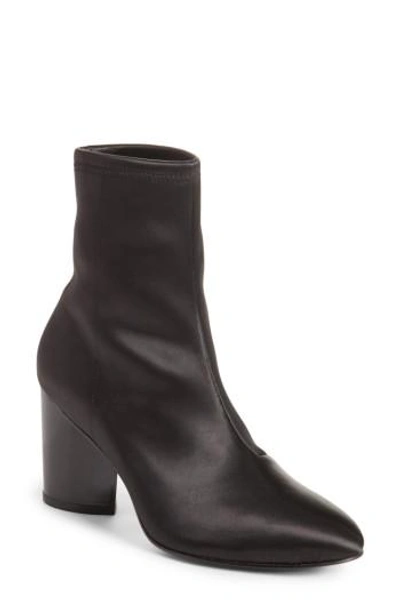 Shop Opening Ceremony Dylan Stretch Satin Bootie In Black