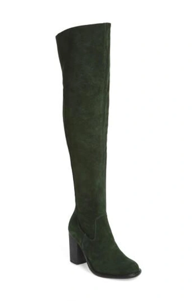 Shop Kelsi Dagger Brooklyn Logan Over The Knee Boot In Forest