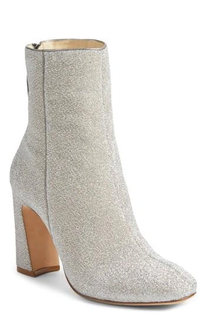 Shop Alexandre Birman Corella Boot In Silver Glitter