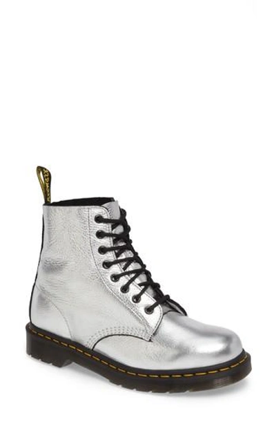Shop Dr. Martens' Pascal Boot In Silver Metallic
