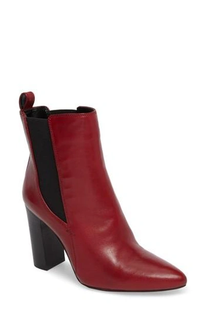 Shop Vince Camuto Britsy Bootie In Rich Red