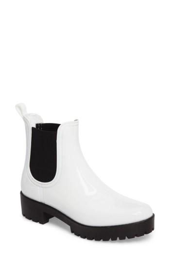 jeffrey campbell cloudy waterproof chelsea rain boot