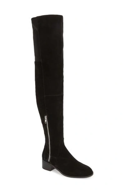 Shop Free People Everly Thigh High Boot In Black