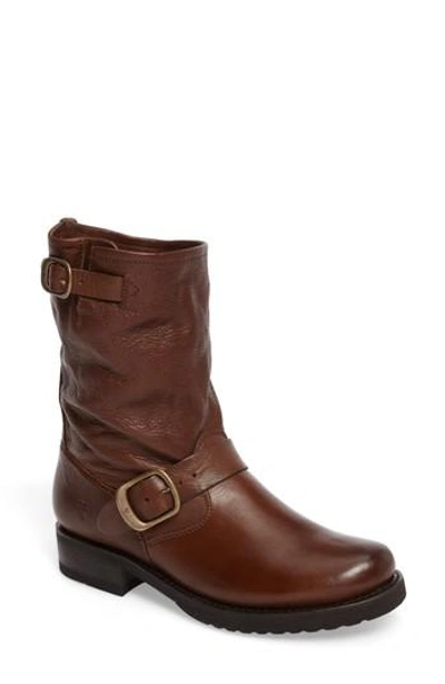 Shop Frye 'veronica Short' Slouchy Boot In Cognac