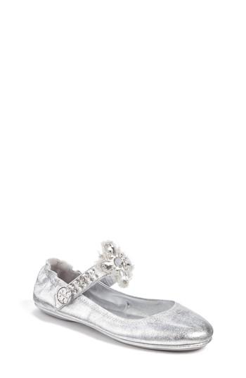 tory burch minnie embellished convertible strap ballet flat