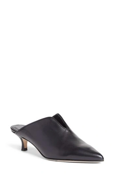 Shop Tibi Dana Mule In Navy