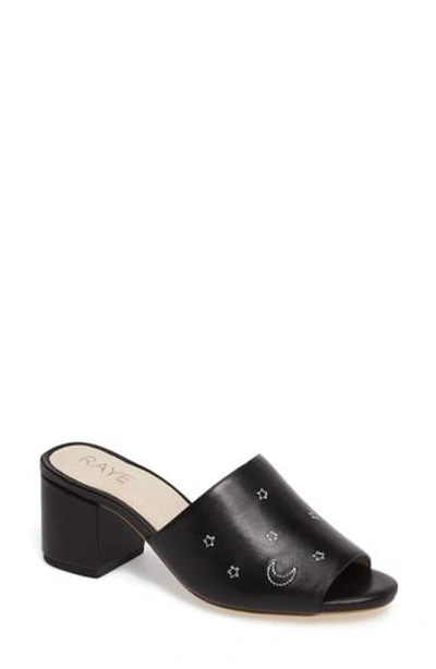 Shop Raye Cain Cosmos Slide Sandal In Black Leather