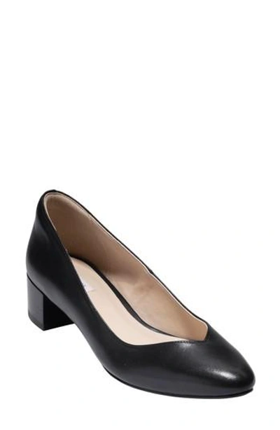 Shop Cole Haan Yuliana Pump In Black Leather