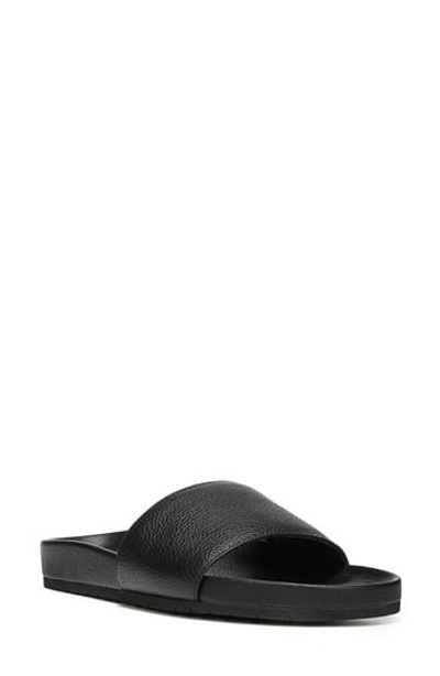 Shop Vince Gavin Slide Sandal In Black