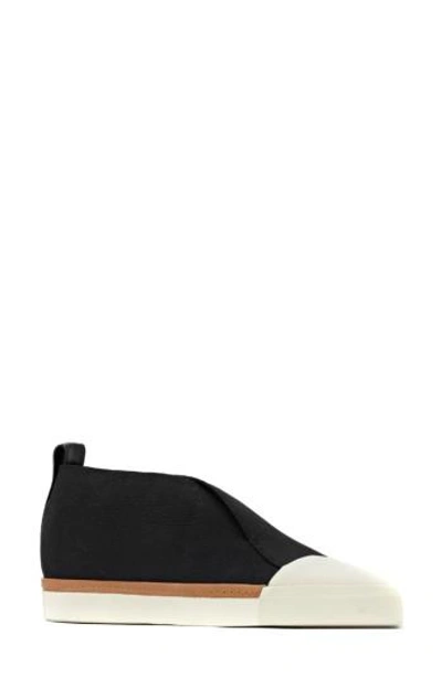 Shop Mercedes Castillo Thana Slip-on Sneaker In Black/ Panna