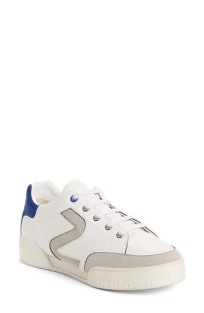 Shop Stella Mccartney Logo Sneaker In White/ Grey