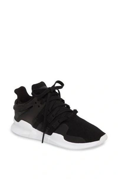 Shop Adidas Originals Eqt Support Adv Sneaker In Black/ White