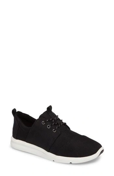 Shop Toms Del Ray Sneaker In Black Polyester