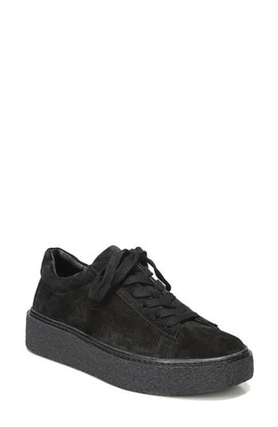 Shop Vince Neela Platform Sneaker In Black Suede